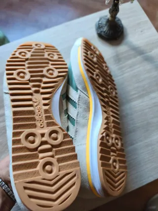 Zapatillas Adidas SL 72 Beige y Verde