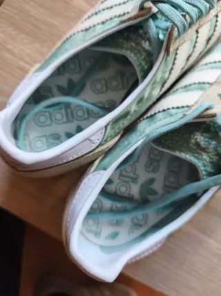 Zapatillas Adidas SL 72 Beige y Verde