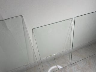 3 Placas o planchas de cristal templado. bandejas