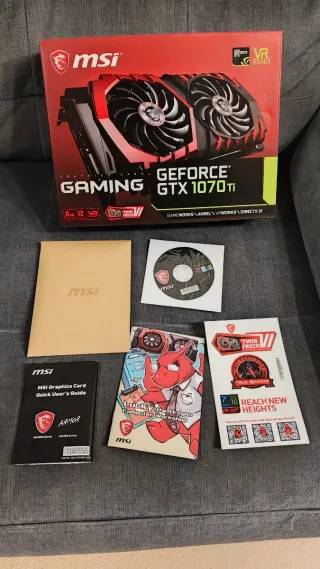 MSI GeForce GTX 1070 Ti Tarjeta Gráfica