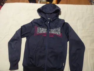 Sudadera Lonsdale Azul con Cremallera