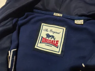 Sudadera Lonsdale Azul con Cremallera