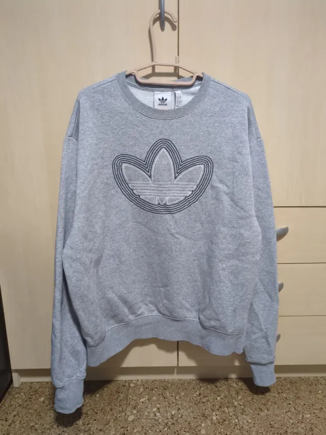 Sudadera Adidas Talla L Logo Trébol