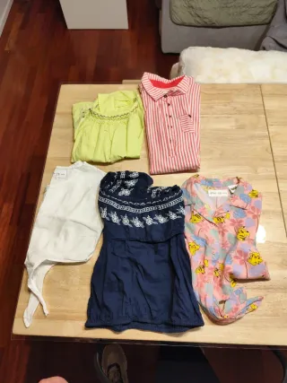 Lote camisas Niña 6-8 Años