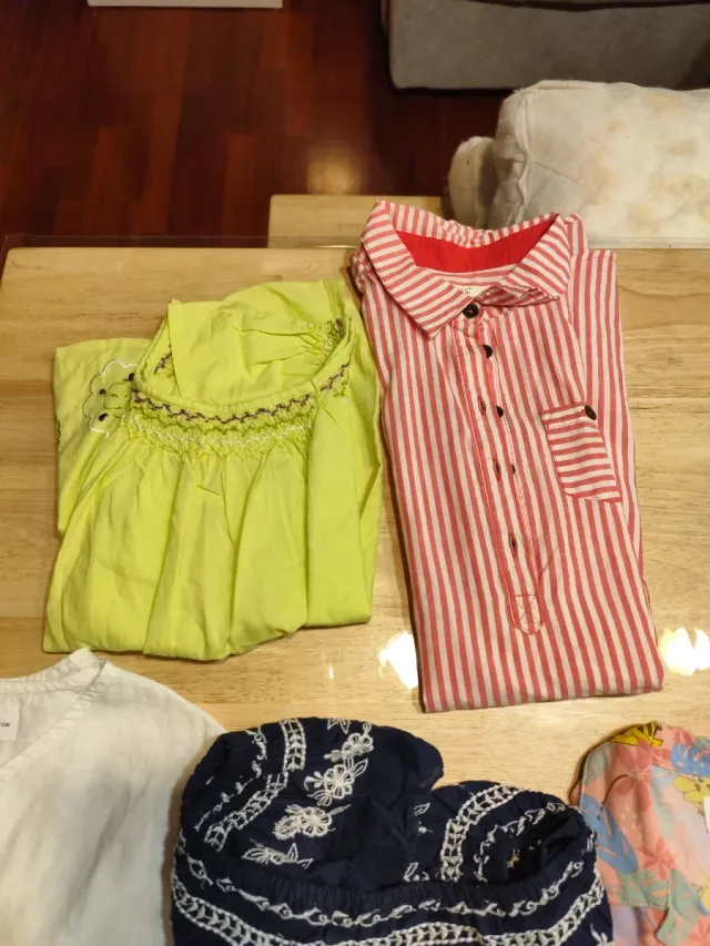 Lote camisas Niña 6-8 Años