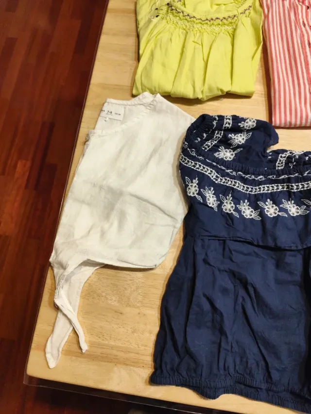 Lote camisas Niña 6-8 Años