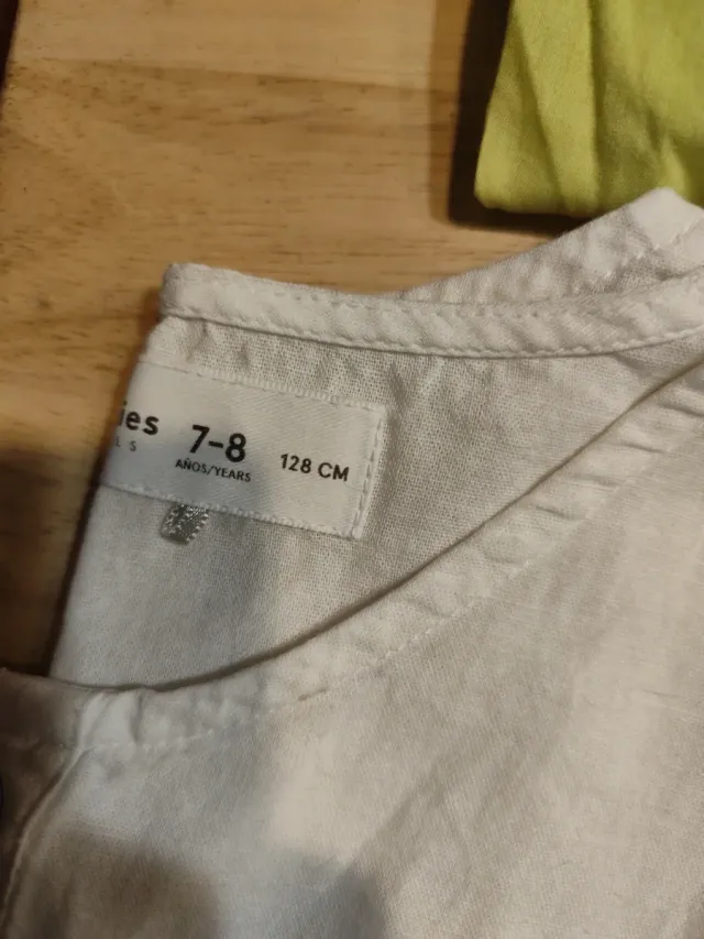 Lote camisas Niña 6-8 Años
