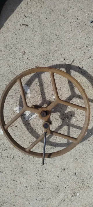Polea Rueda Máquina Coser Antigua Metal