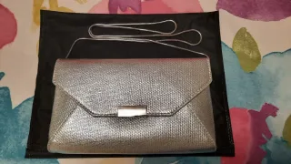 Bolso de fiesta plateado