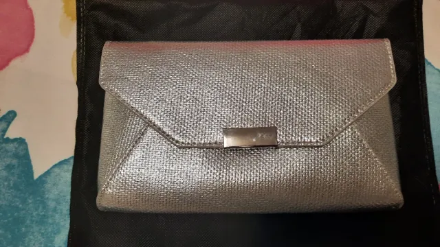 Bolso de fiesta plateado