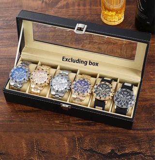 6 Relojes de Cuarzo para Hombre