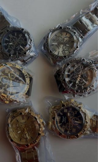 6 Relojes de Cuarzo para Hombre