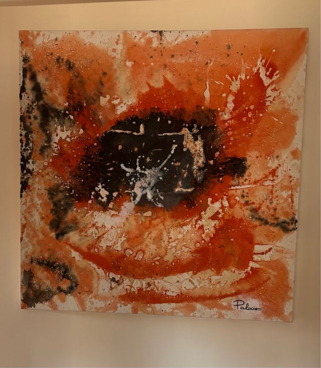 Cuadro Beso Explosivo Original