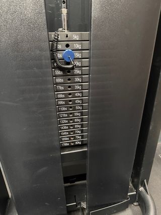 Máquina de gimnasio para aductor/abductor