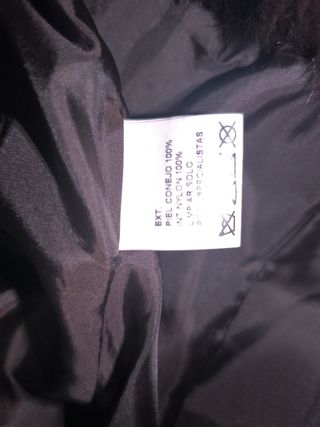 Chaqueta de piel marrón