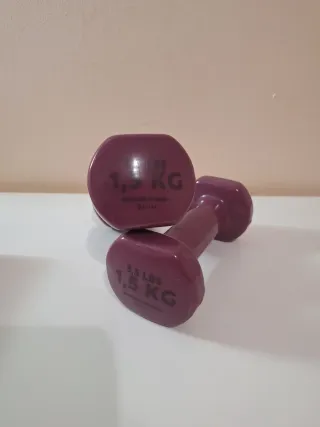 2 Mancuernas 1,5 KG Morado