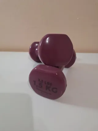 2 Mancuernas 1,5 KG Morado