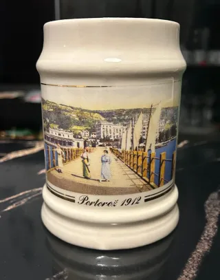 Boccale Portoroz 1912 Ceramica Oro