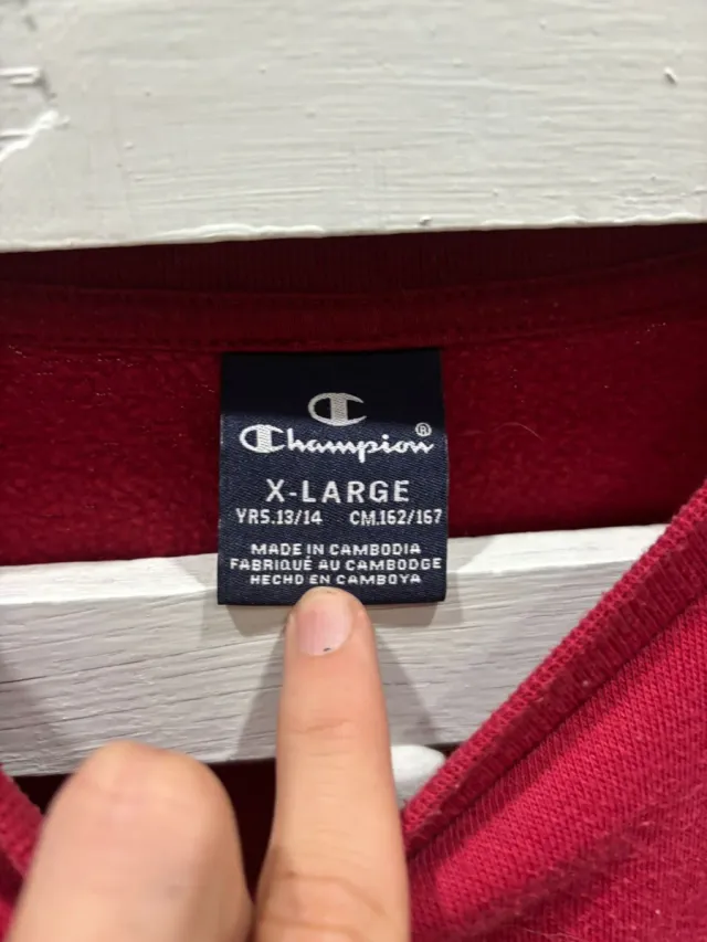 Sudadera Champion Roja