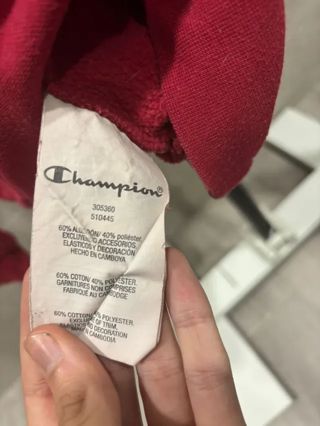 Sudadera Champion Roja