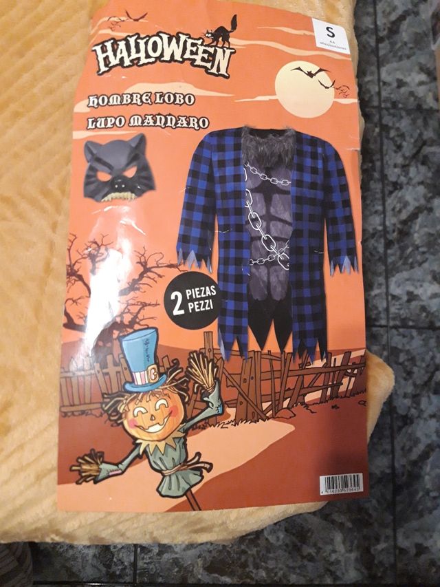 Disfraz Halloween Hombre Lobo Talla S