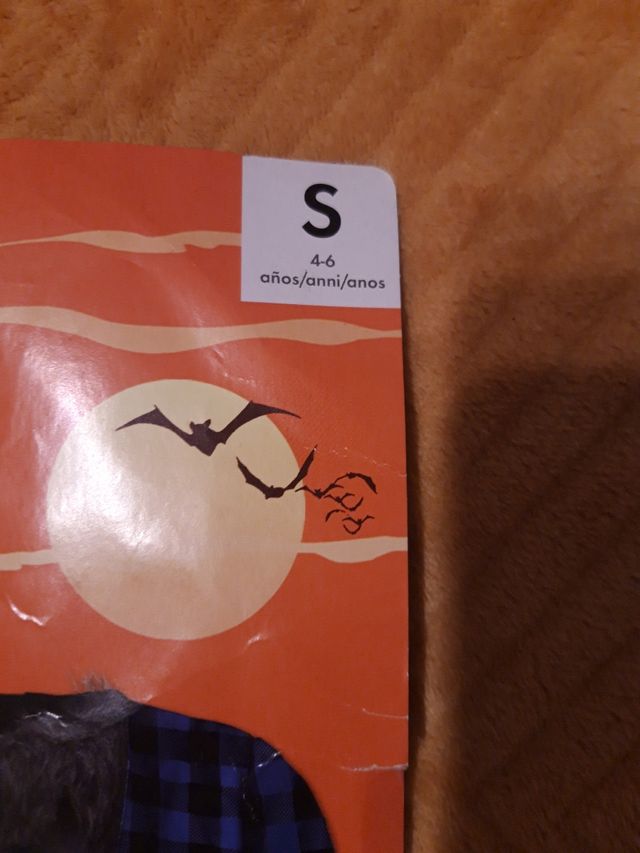 Disfraz Halloween Hombre Lobo Talla S