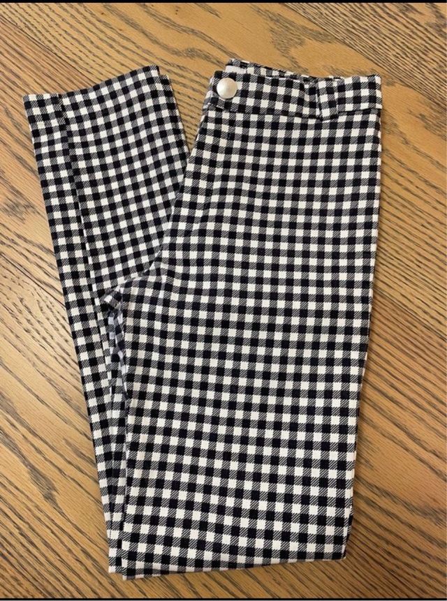 Pantalones cuadros vichy talla 34