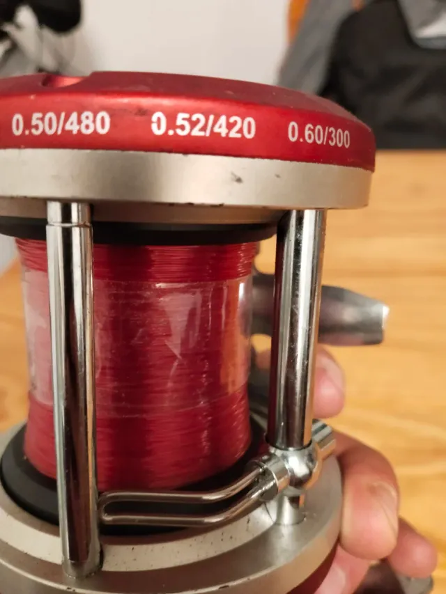 Carrete Pesca Yokozuna Tunna 500GL Naranja