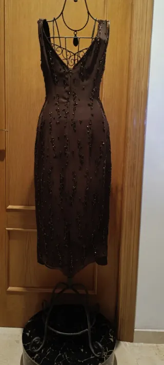 Vestido de fiesta con pedrería