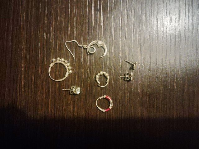 Pendientes de plata variados