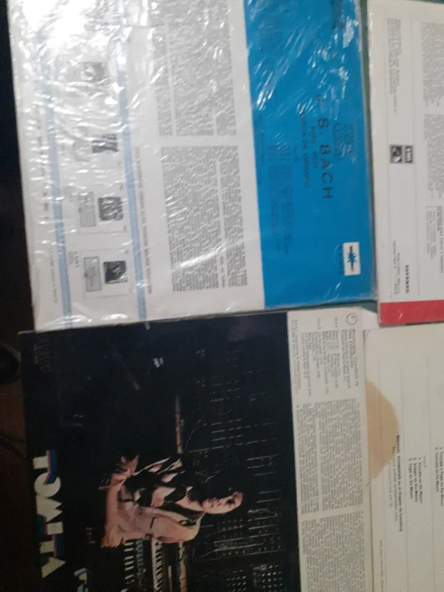 Lote 6 Vinilos Clásica: Bach, Mendelssohn, Tomita