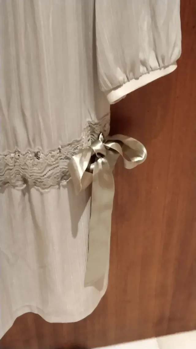 Vestido dorado y plateado talla única