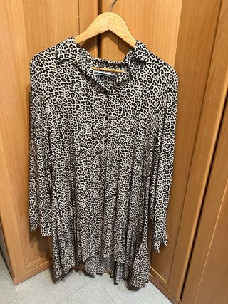 Vestido estampado animal print EASY WEAR (talla L)
