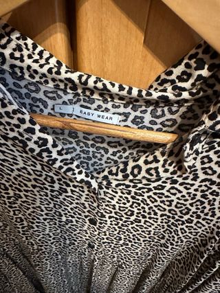 Vestido estampado animal print EASY WEAR (talla L)