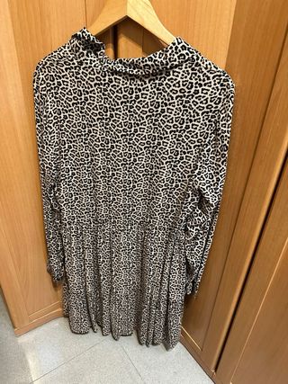 Vestido estampado animal print EASY WEAR (talla L)