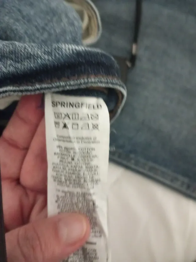 Vaqueros Springfield Talla 44 Hombre