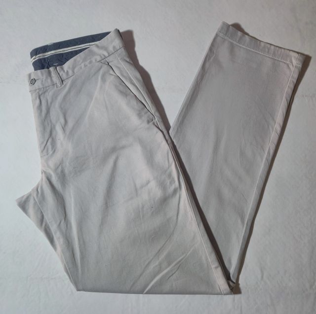Pantalón Emidio Tucci Casual Talla L Beige