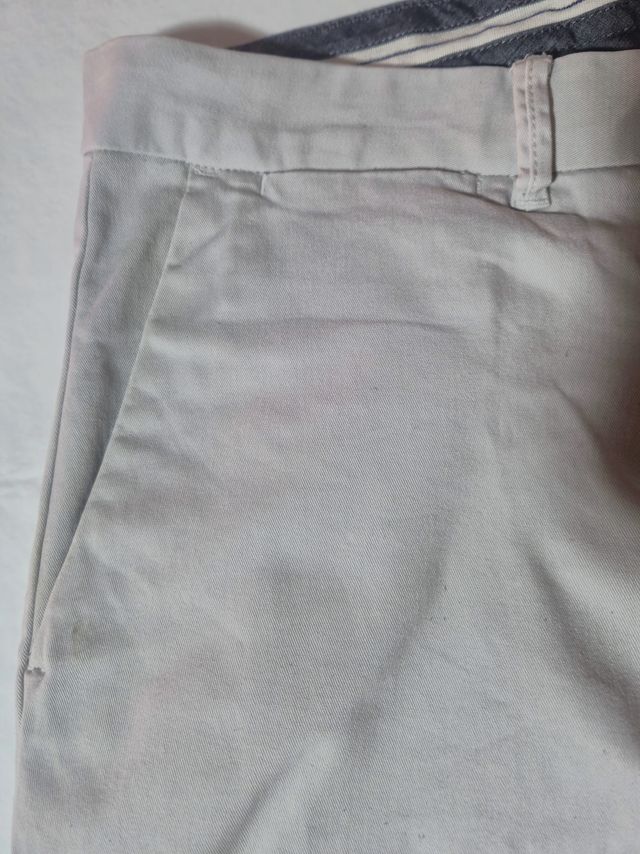 Pantalón Emidio Tucci Casual Talla L Beige