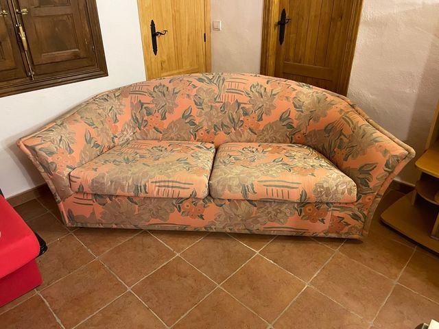 Sofá 2 plazas estampado floral
