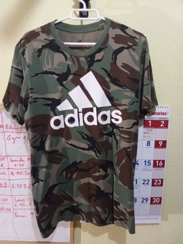 Camiseta Adidas Camuflaje Talla M