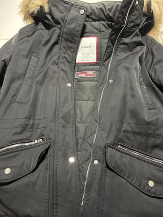 Plumífero Pull&Bear Negro Talla S