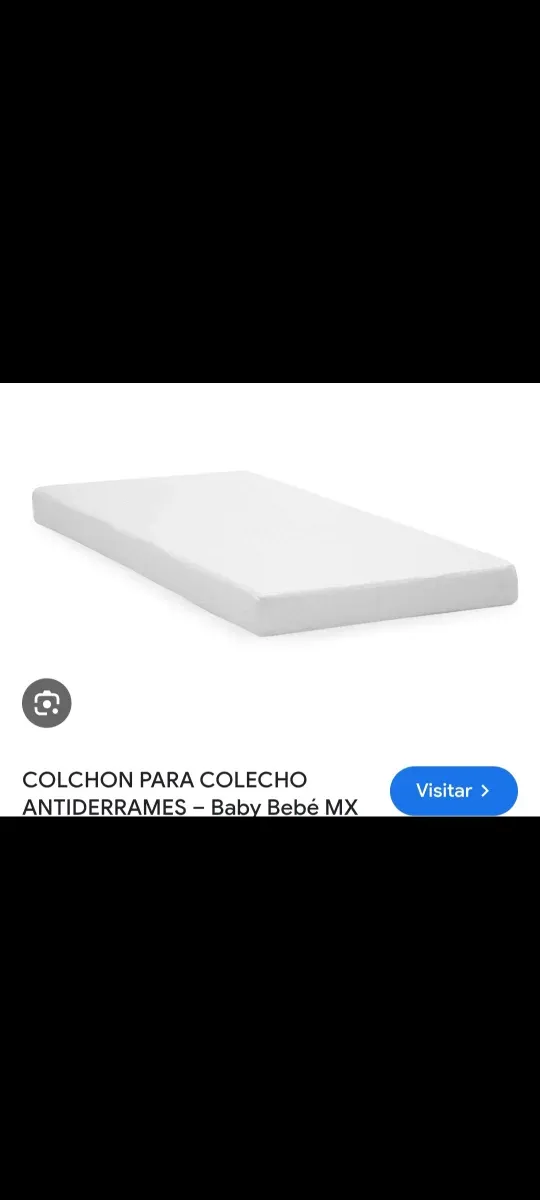 Cuna de colecho de madera color blanco