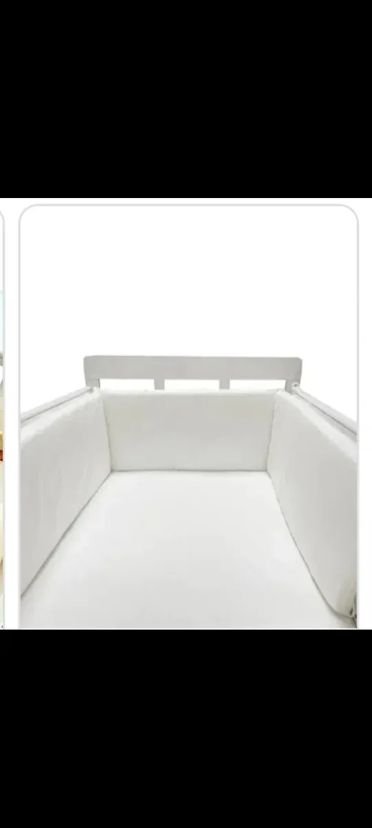 Cuna de colecho de madera color blanco