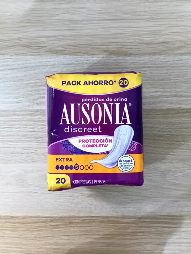 Paquete 20 Compresas Ausonia Discreet.