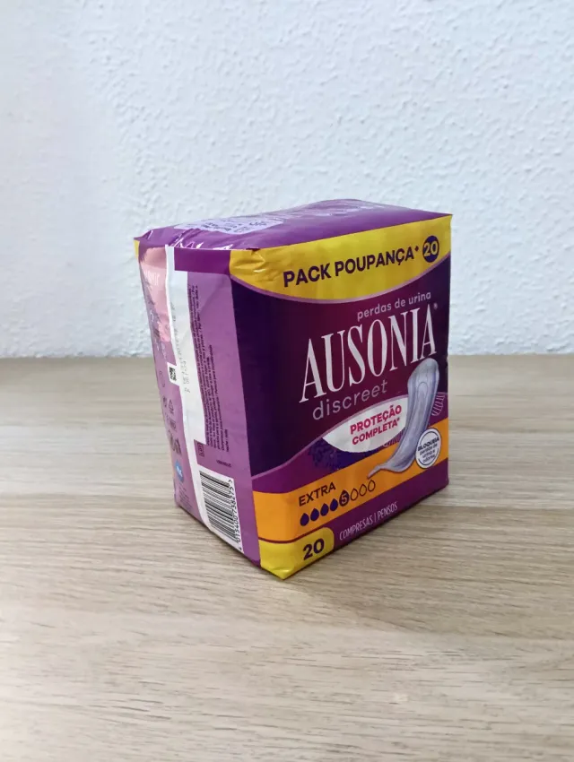 Paquete 20 Compresas Ausonia Discreet.