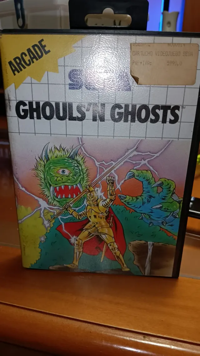 Sega Master System Ghouls 'n Ghosts Arcade