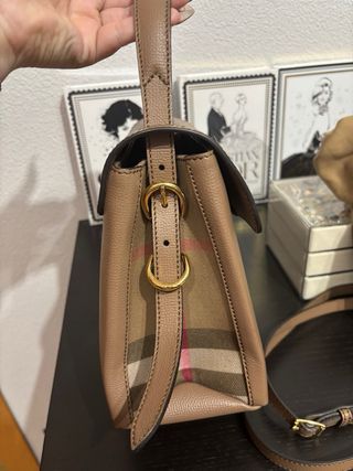 Bolso Burberry Beige/Marrón Piel