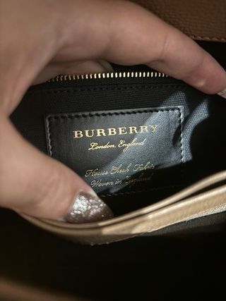 Bolso Burberry Beige/Marrón Piel