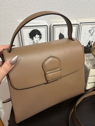 Bolso Burberry Beige/Marrón Piel