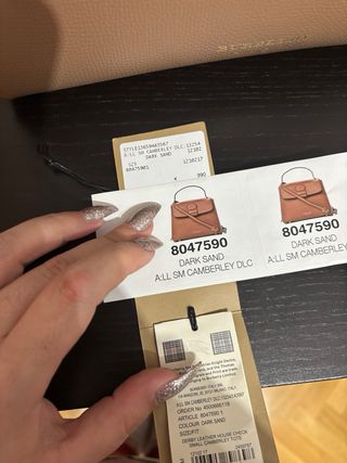 Bolso Burberry Beige/Marrón Piel